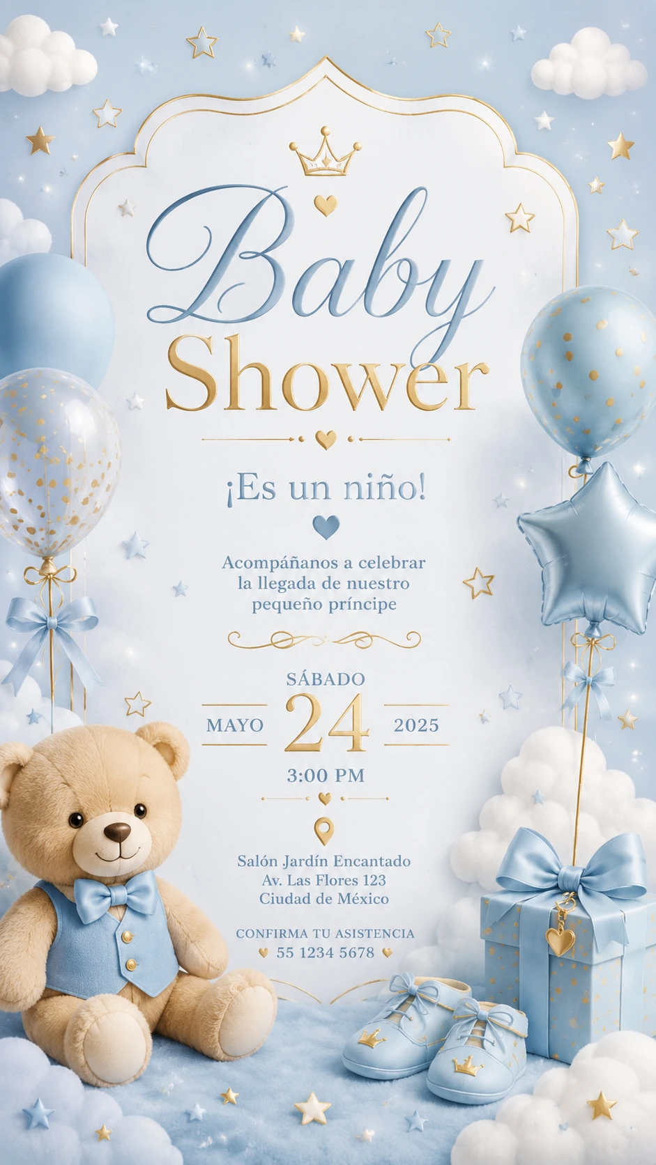 Baby Shower Blue