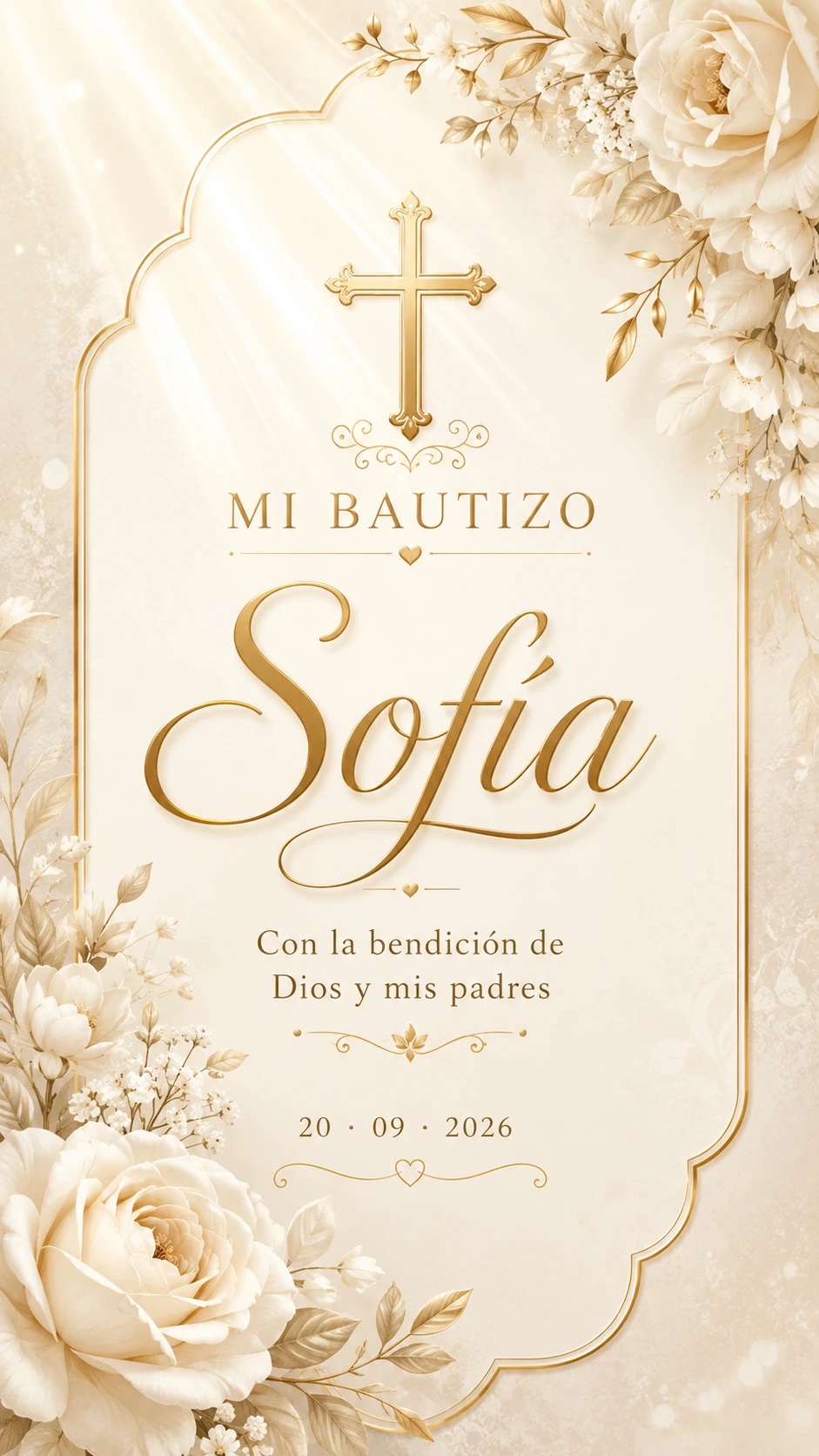 Bautizo Sofía
