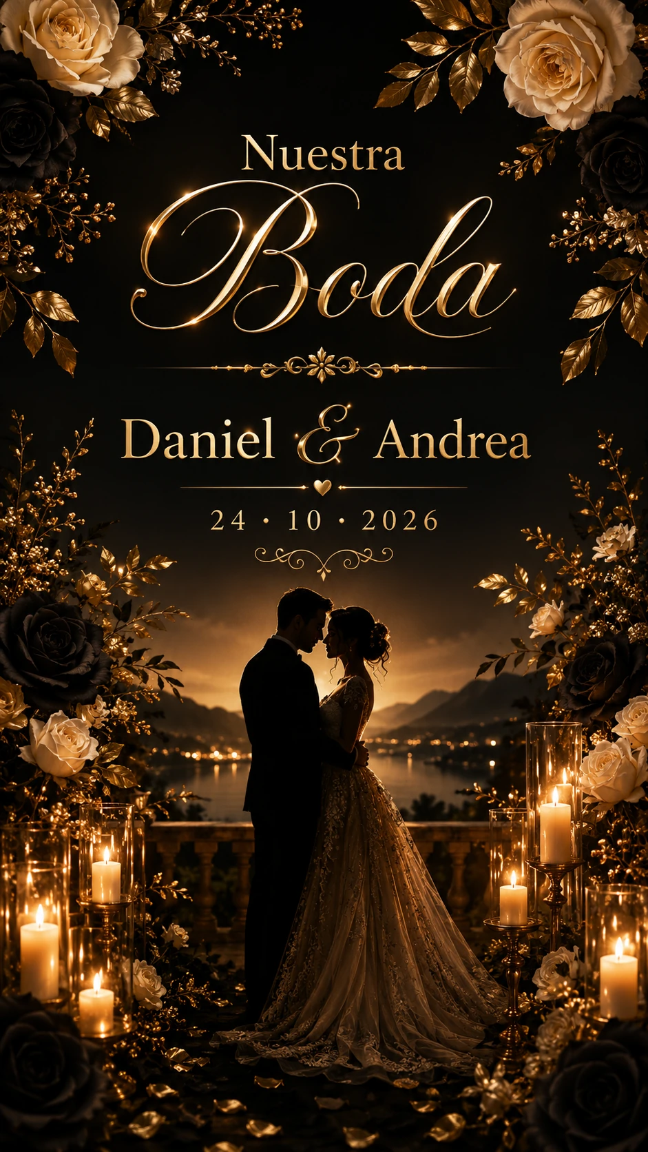 Boda Gold Black